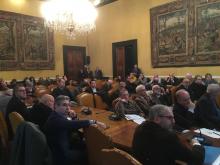 I Sindaci metropolitani riuniti in Conferenza ad ascoltare la presentazione UNICO